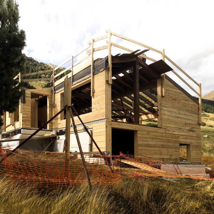 borda incles estructura entramat lleuger de fusta dissenyat per altura arquitectes