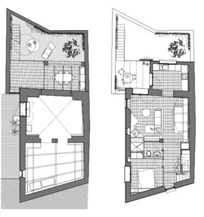 planol distribucio planta baixa i soterrani