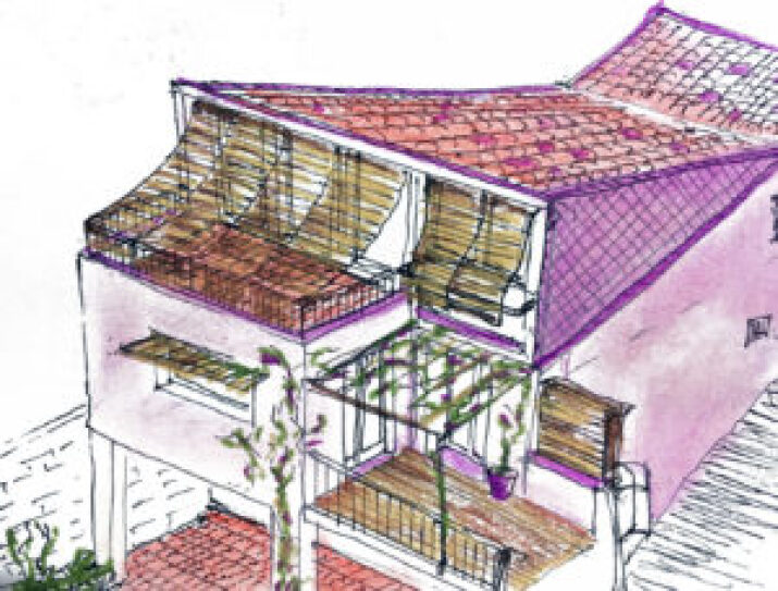 croquis concepte ombreig i terrassa