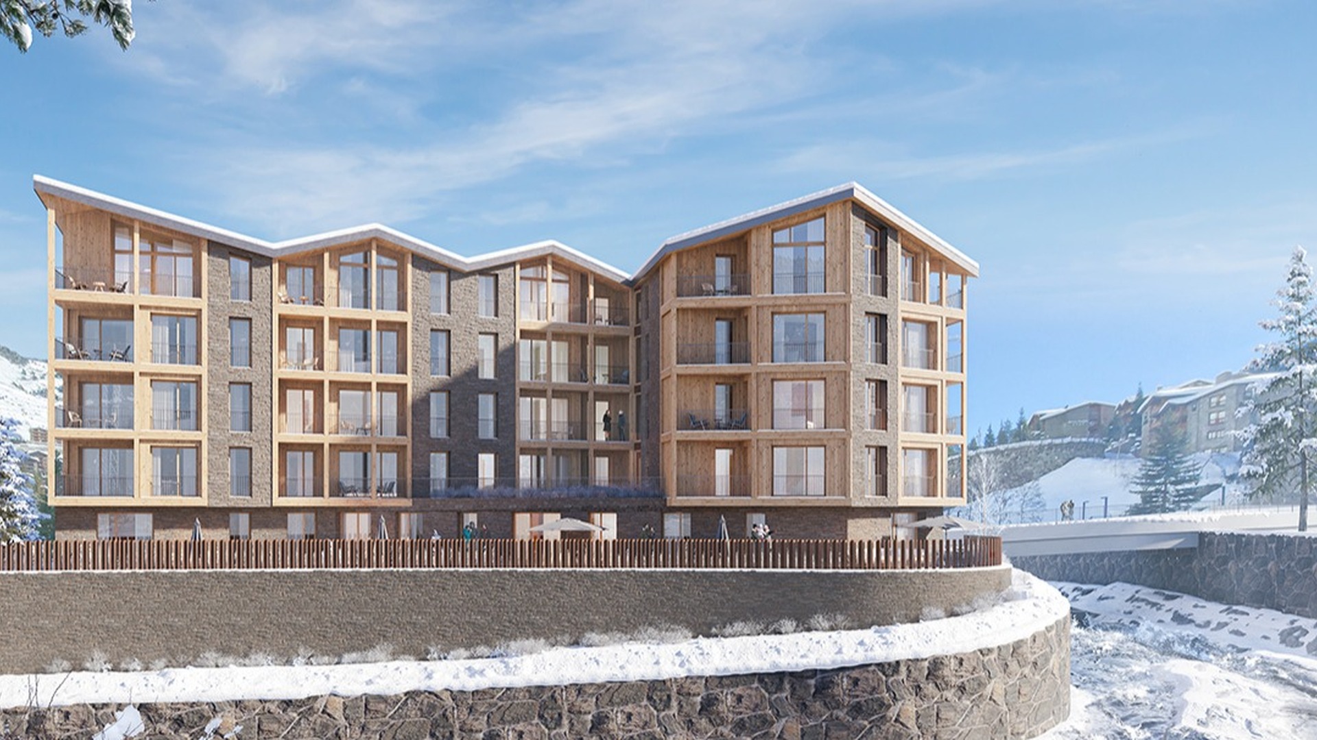 Aligà ski habitatge plurifamiliar a peu de pistes al Tarter per Altura Arquitectes