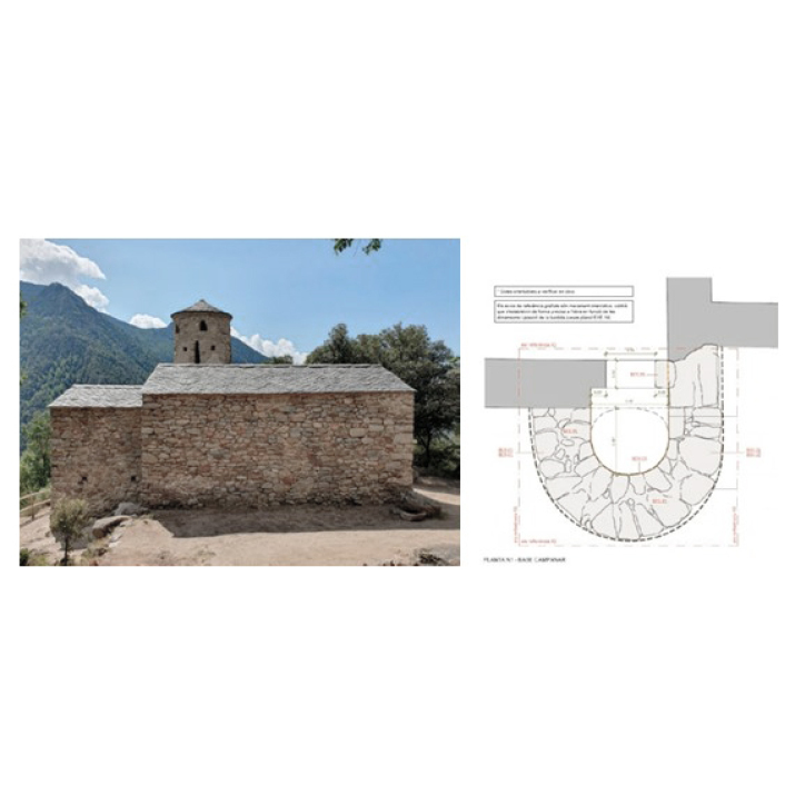 planta del campanar recuperant la geometria