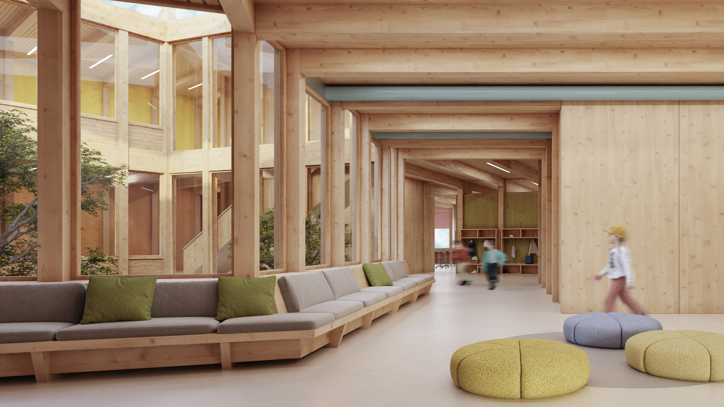 Escola La Bourdonnette, Lausana | Arquitectura educativa en fusta i ventilació low-tech