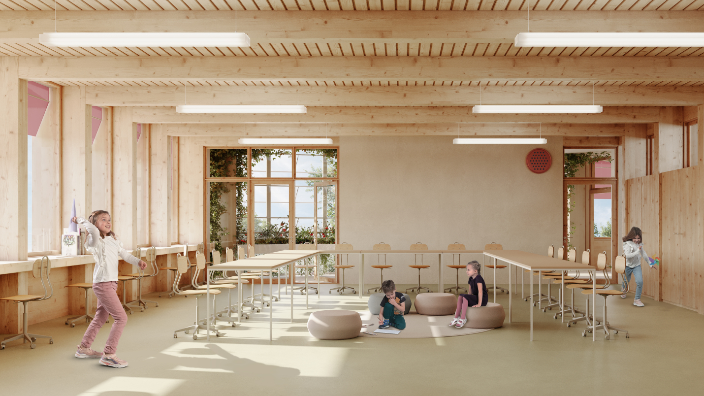 Escola La Bourdonnette, Lausana | Arquitectura educativa en fusta i ventilació low-tech
