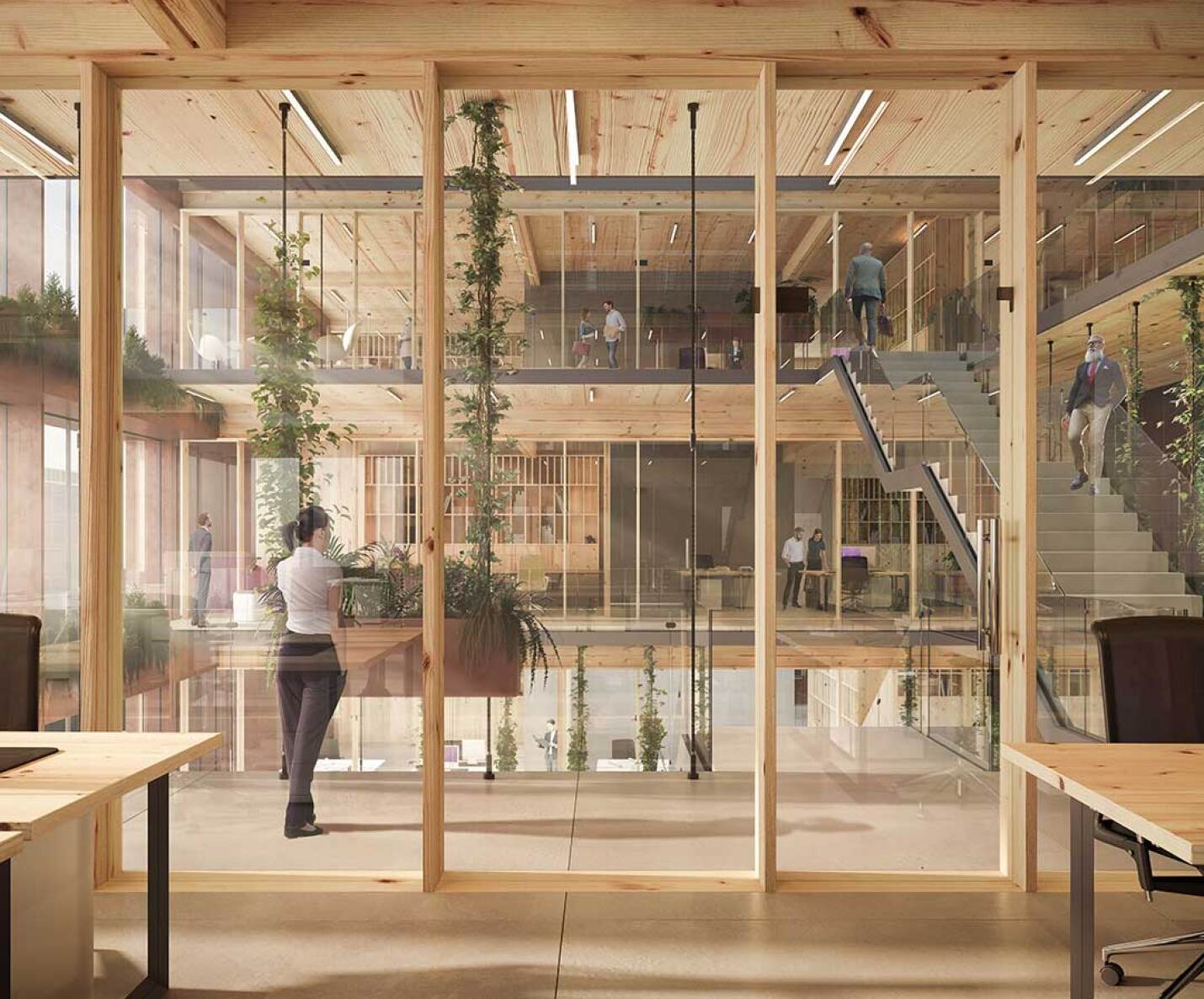 Nova seu d’Andorra Telecom | Edifici corporatiu sostenible en fusta