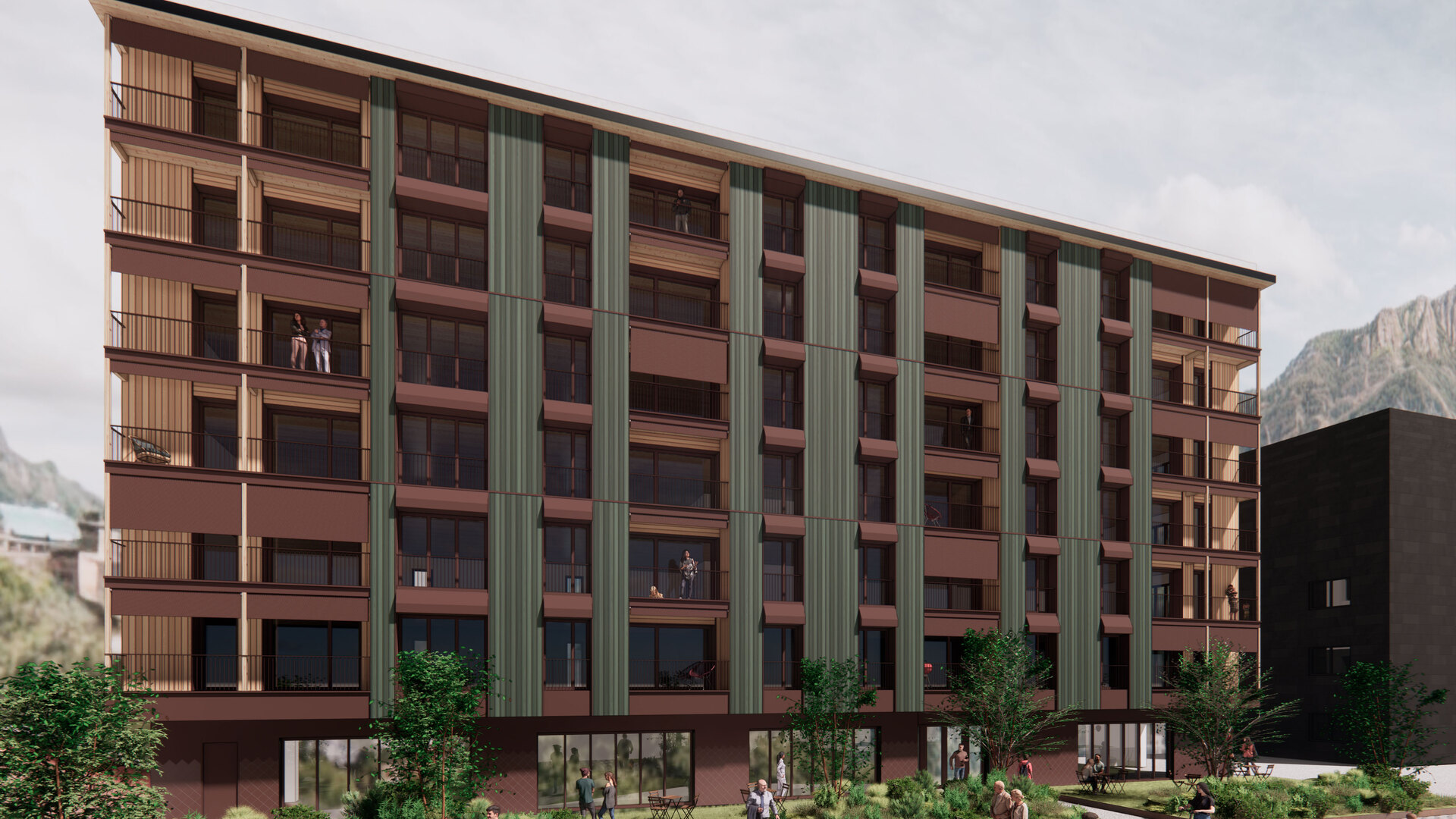 El Cedre habitatge plurifamiliar a preu assequible a Andorra la Vella per Altura Arquitectes