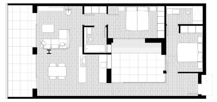 Edifici multifuncional al centre d’Andorra | Oficines i habitatges pati
