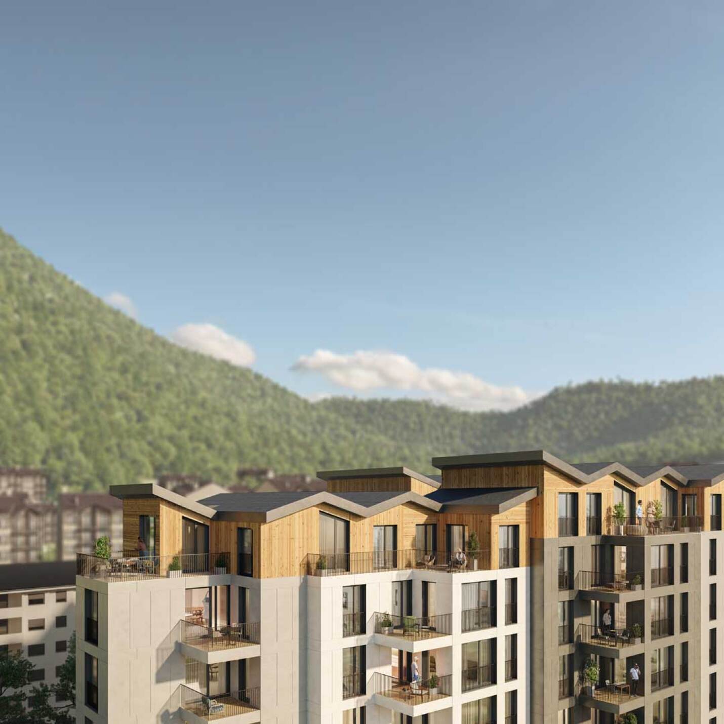 Edifici plurifamiliar Ossa Parc | Habitatges sostenibles al centre d’Encamp