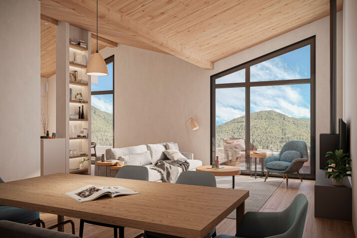 Edifici plurifamiliar Ossa Parc | Habitatges sostenibles al centre d’Encamp