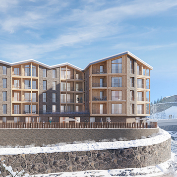 Aligà ski habitatge plurifamiliar a peu de pistes al Tarter per Altura Arquitectes
