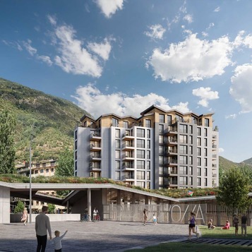 Ossa Parc edifici plurifamiliar a Encamp per Altura Arquitectes