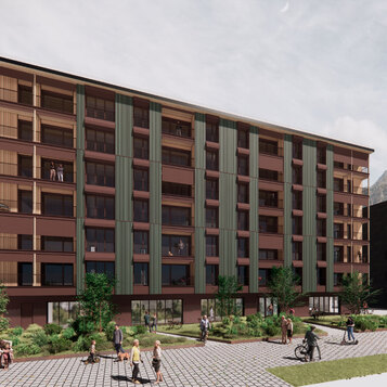 El Cedre habitatge plurifamiliar a preu assequible a Andorra la Vella per Altura Arquitectes